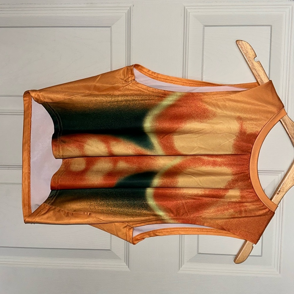 Heat map muscle crop tank